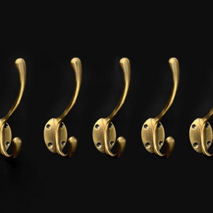 Box 25 Small Polished Brass Ball Cup Hooks Curtain Tassel Wall