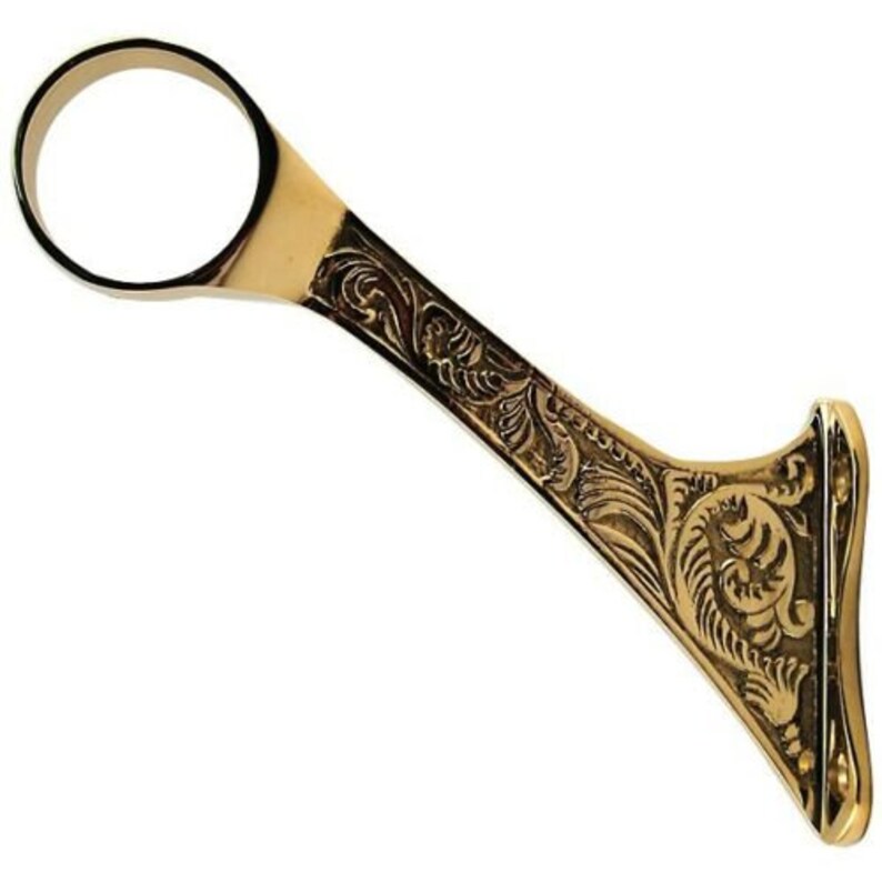 Brass Bracketsfoot Rest Supportsbar Foot Railfoot Restpub Etsy