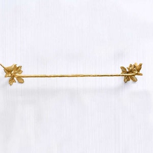 Brass Bird Towel Rack Made of Solid Brass & Handcrafted / Different Finishes / Durable for atleast 5 years Limited Stock Left image 5
