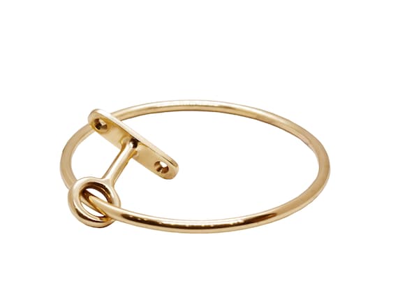 Unlacquered Minimalist Brass Towel Ring / Solid Heavy Brass and Handcrafted / Selling Fast and Limited Stock /Saver Prices till Stock Last