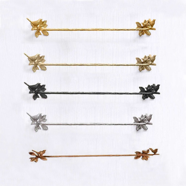 Brass Bird Towel Rack Made of Solid Brass & Handcrafted / Different Finishes / Durable for atleast 5 years Limited Stock Left image 1