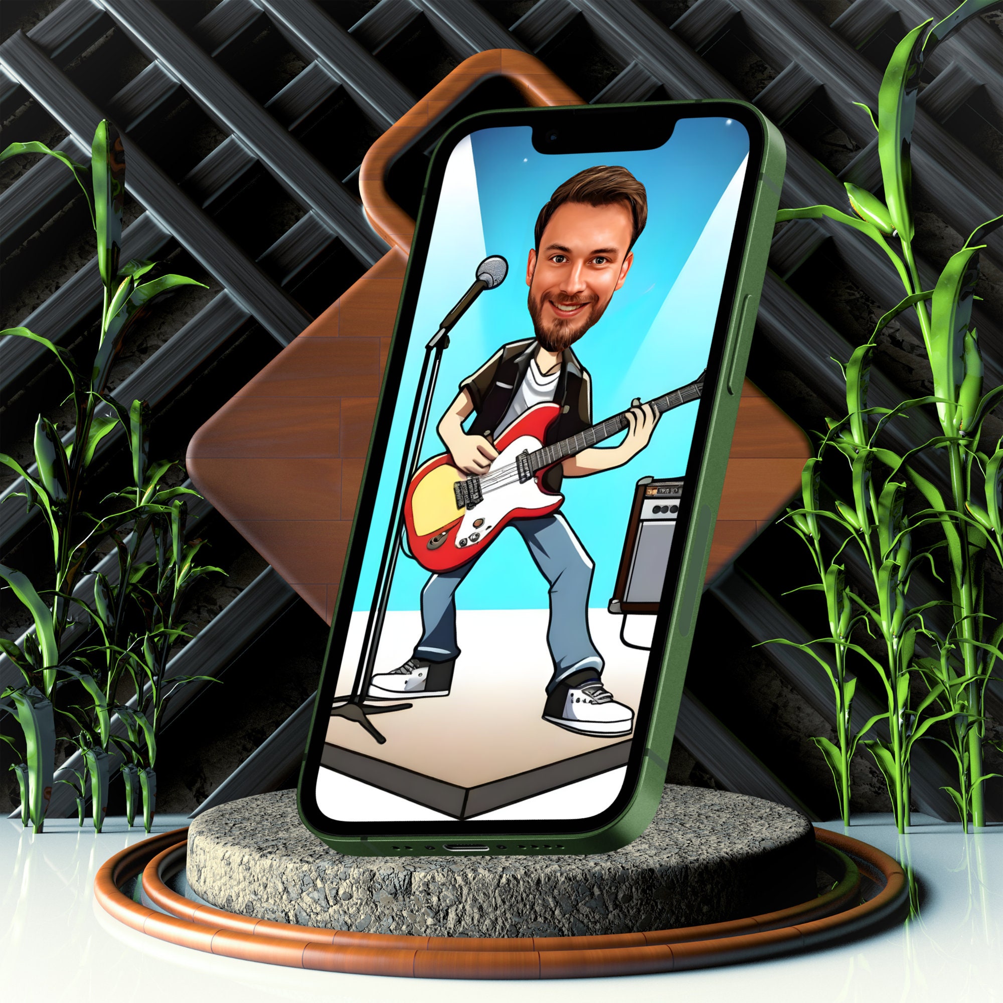 Custom Singer Pfp Custom Singer Cartoon Portrait, Singer Caricature, Gift for Singer ...