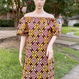 Off Shoulders Elastic Dress #1
