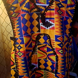 Traditional Kente Design Vest