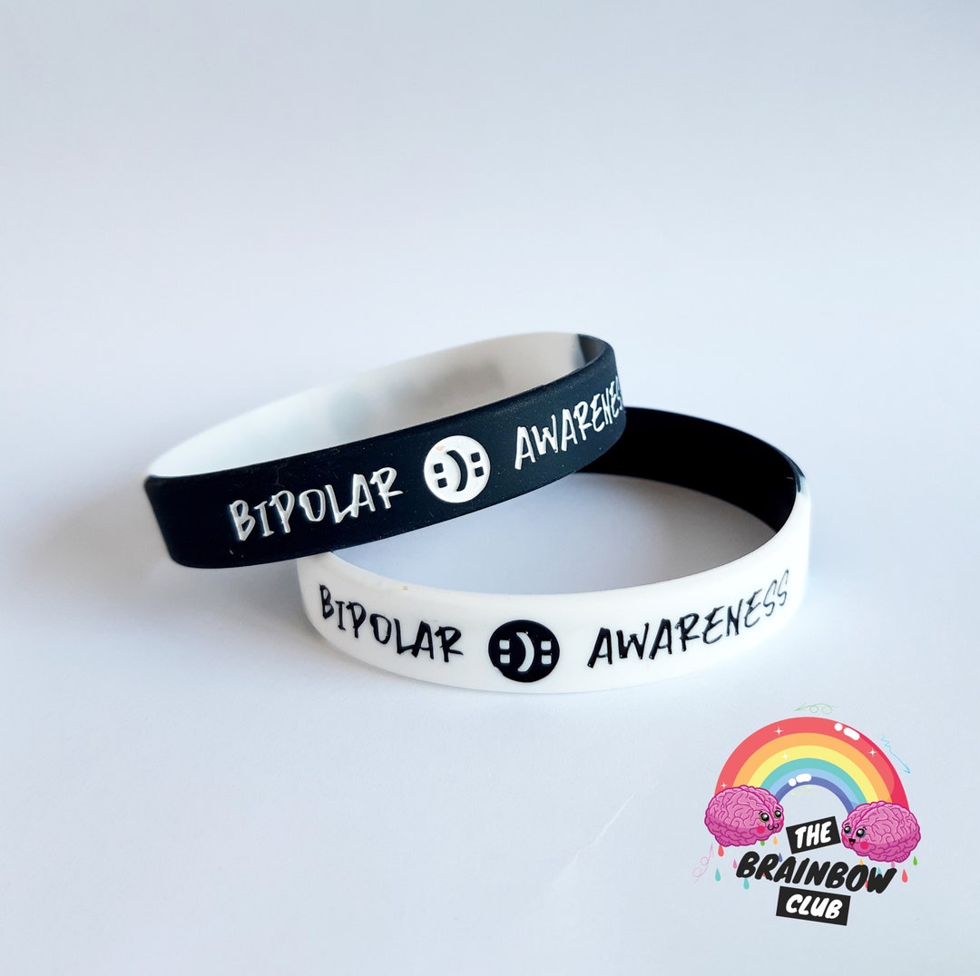 Bipolar Disorder Awareness Wristband Medical Disability Etsy