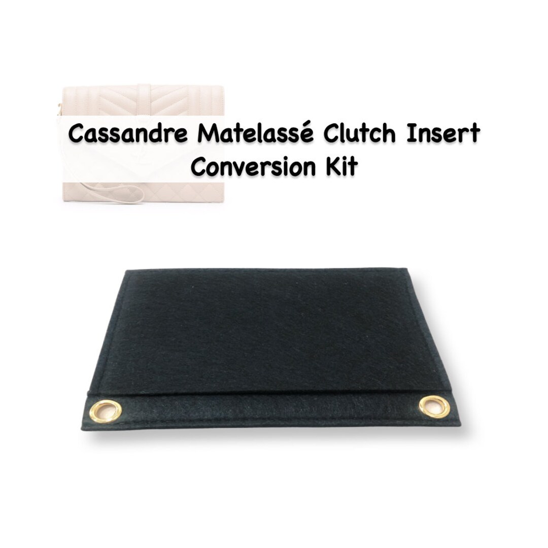Cassandre Clutch Conversion Kit, Premium Felt Clutch Insert W Grommets