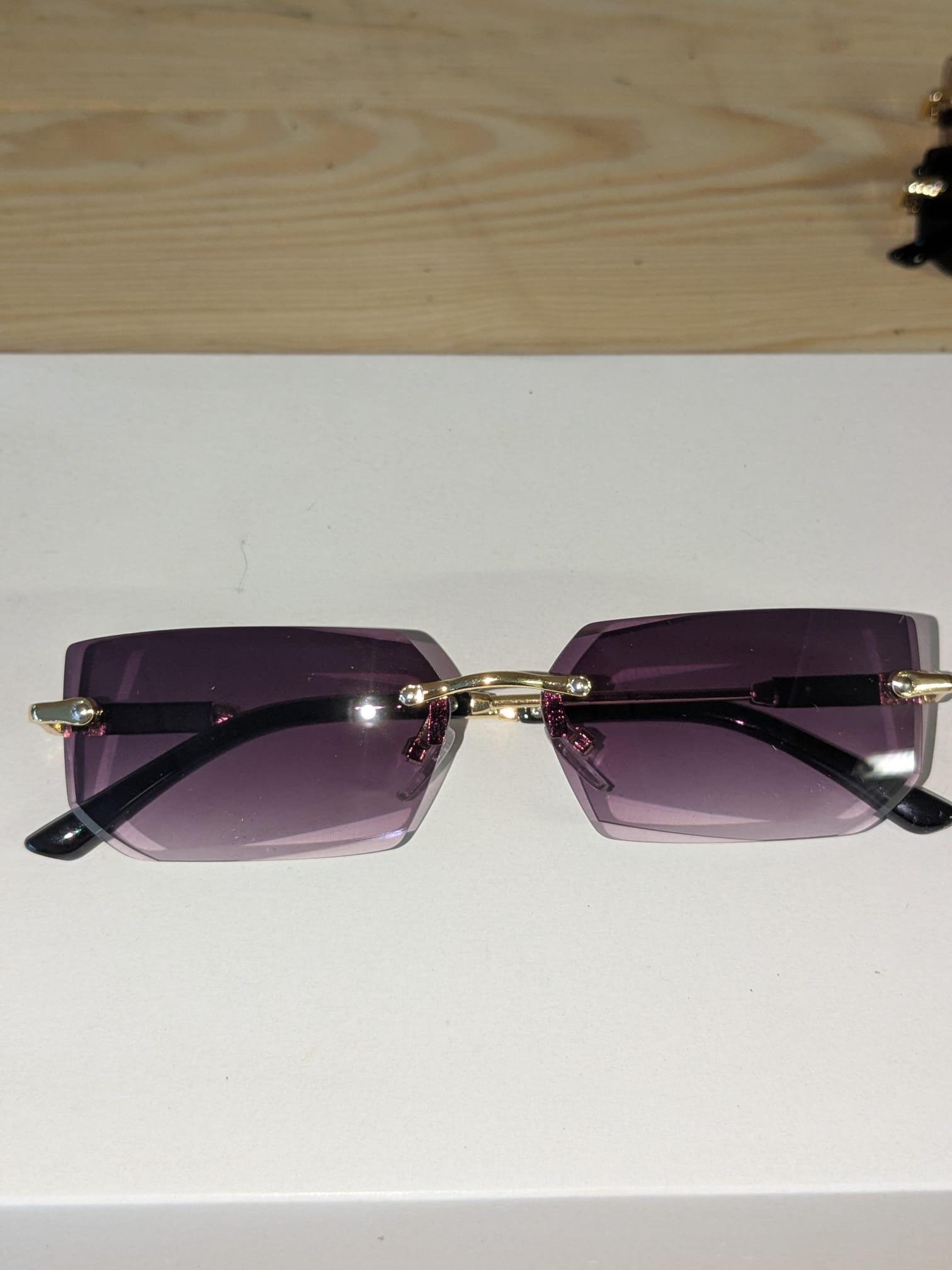 Lunettes De Soleil Jinsted Unisexe Cadre Rectangle Noir Teinté UV400 - Modèle CL077