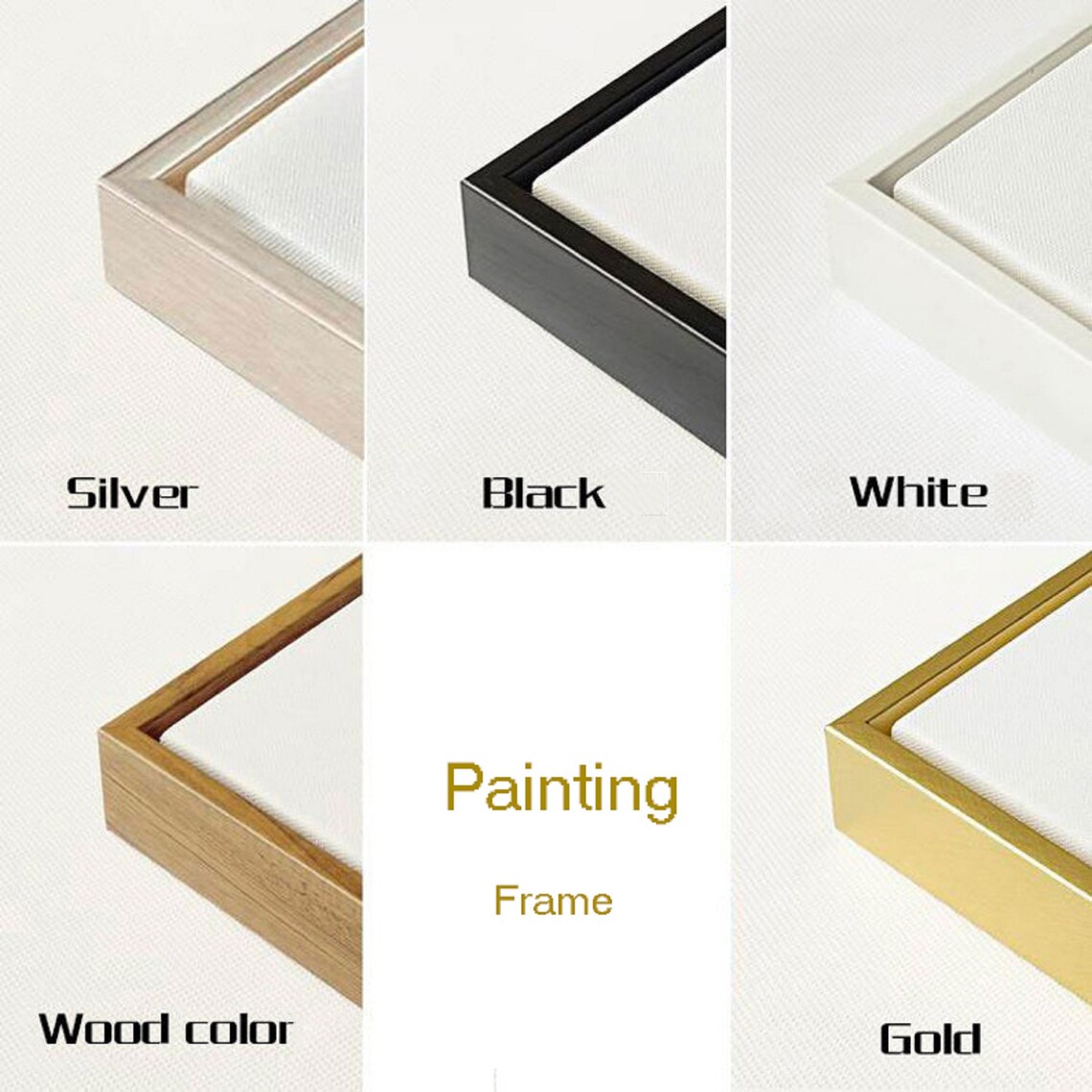 Abstract White Wall Art Framed Textured Landscape Wall Art Etsy