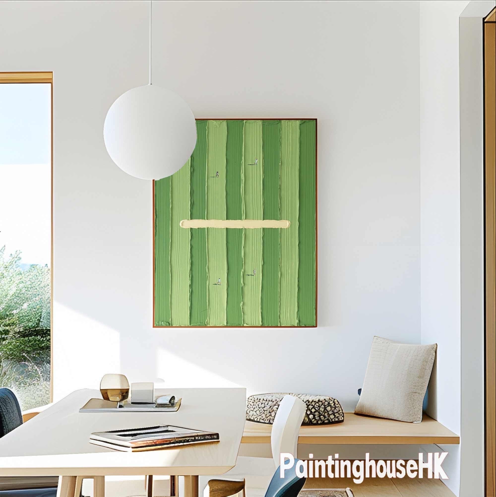 Tennis Painting Green Textured Wall Art Green 3D Texture Painting Tennis Wall Art Tennis Lovers Gifts Green Minimalist Art
