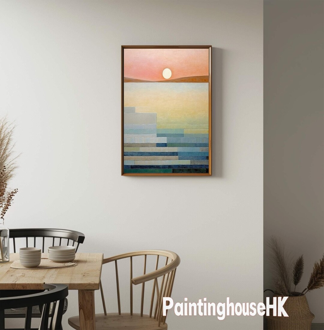 Sunset Painting on Canvas Original Art Seascape Painting Ocean Painting ...