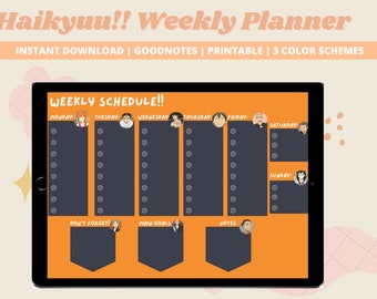 haikyuu calendar etsy