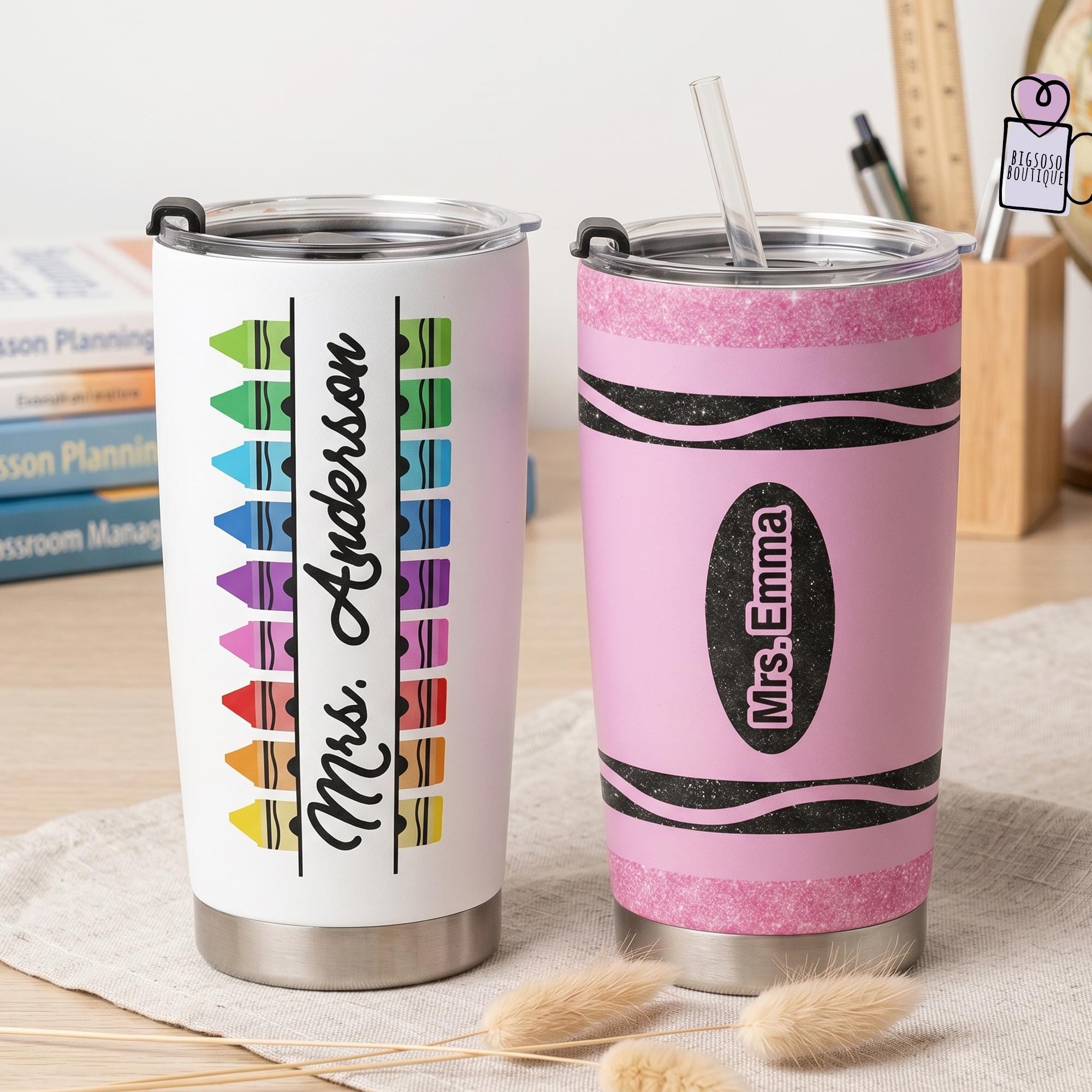 Personalized Teacher Appreciation Tumbler, Teacher Custom Name Tumbler ...