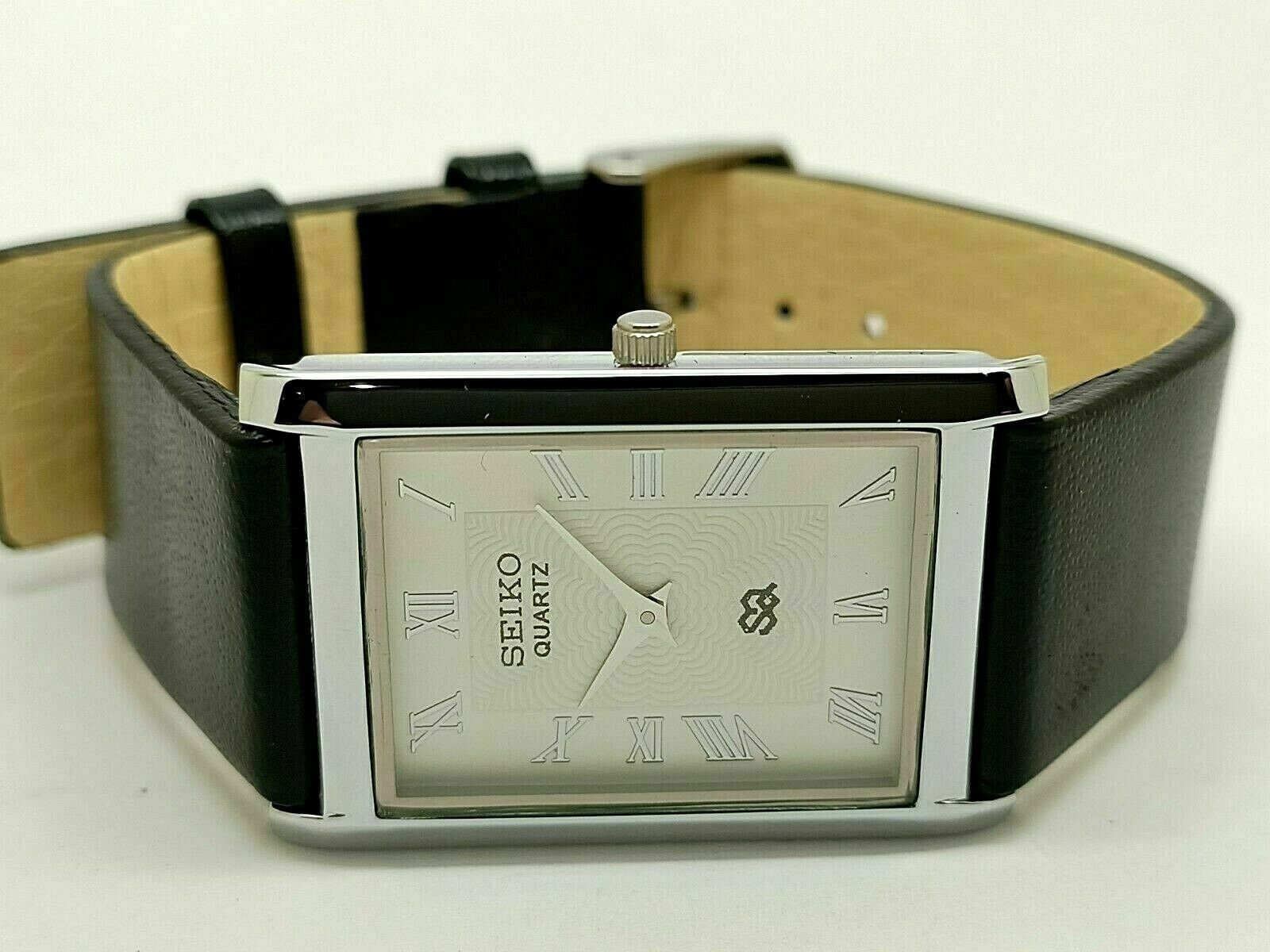 Seiko Quartz Watch Men's Vintage Slim Wrist Free Delivery Etsy