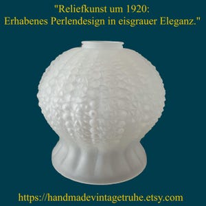 Vintage lampenschirm aus glas