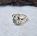 Handmade Aquamarine Ring: 925 Sterling Silver Gemstone Ring product logo