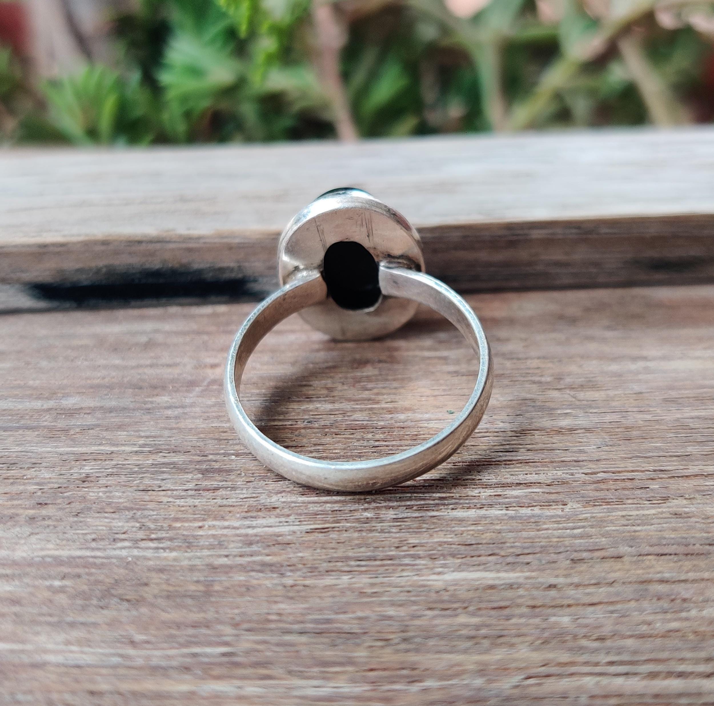 Black Onyx Ring, 925 Sterling Silver, Handmade Jewelry, Statement