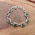 Raw Moldavite Bangle: 925 Sterling Silver Gemstone Bracelet