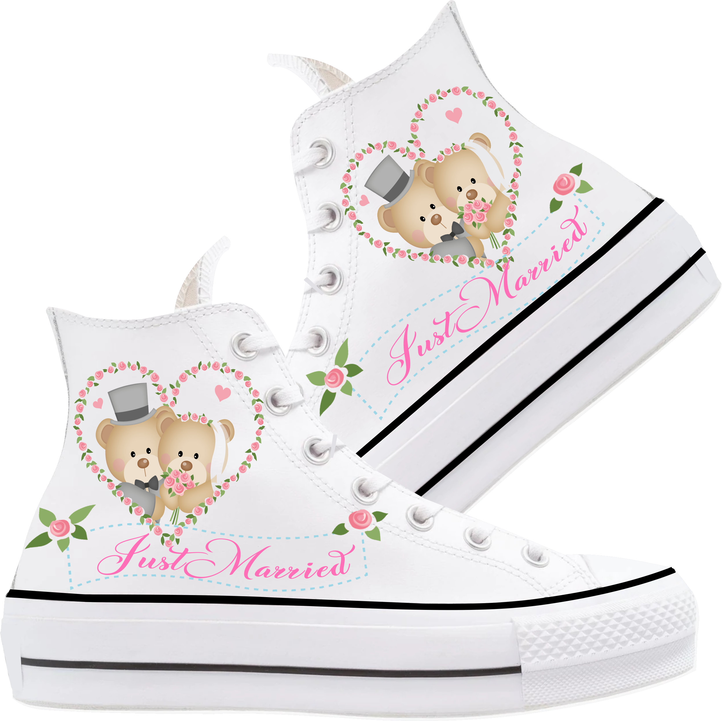 custom nikes for weddings