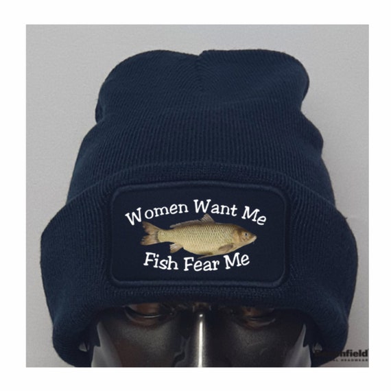 Funny Beanie Fishing Hat With Full-color Images Eco-friendly