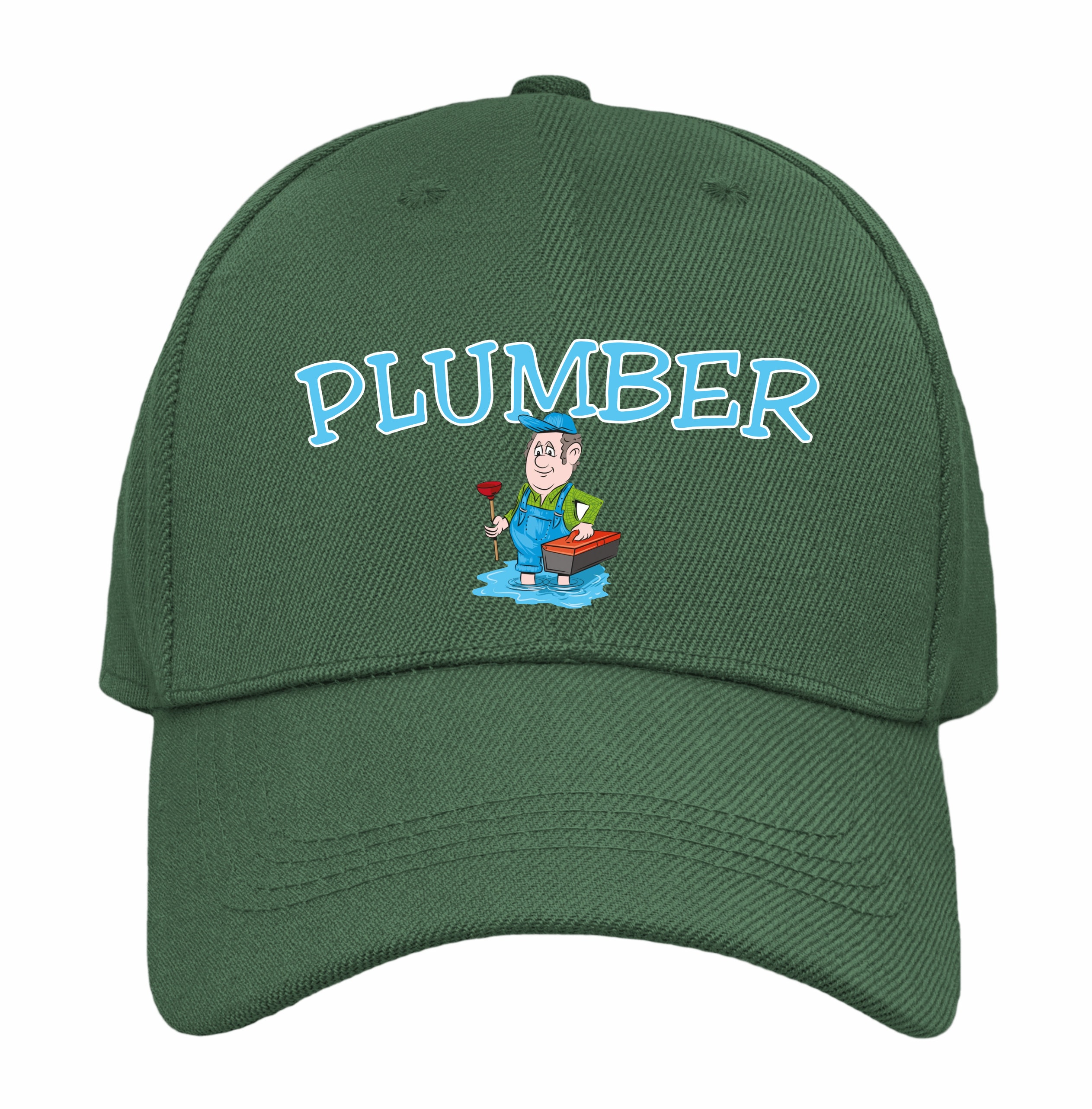 Funny 'plumber' Beechfield Baseball Cap for Plumbers and DIY
