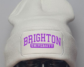 University of Brighton Logo Beanie Hat