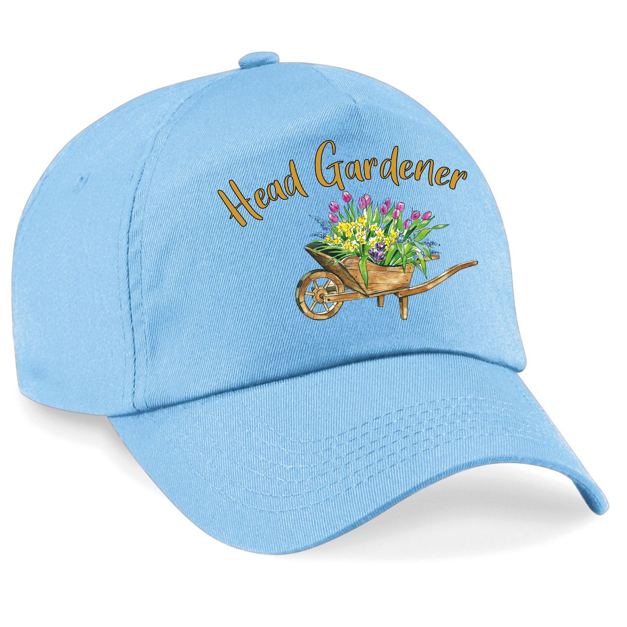 Head Gardener Baseball Cap for Gardeners Wheelbarrow Full of Flowers  Gardening Humorous Cap -  Canada