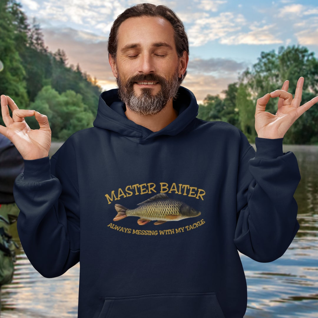 Premium Fishing Season Hooded Sweatshirt Funny Fishing Master Baiter Design Christmas Gift Etsy