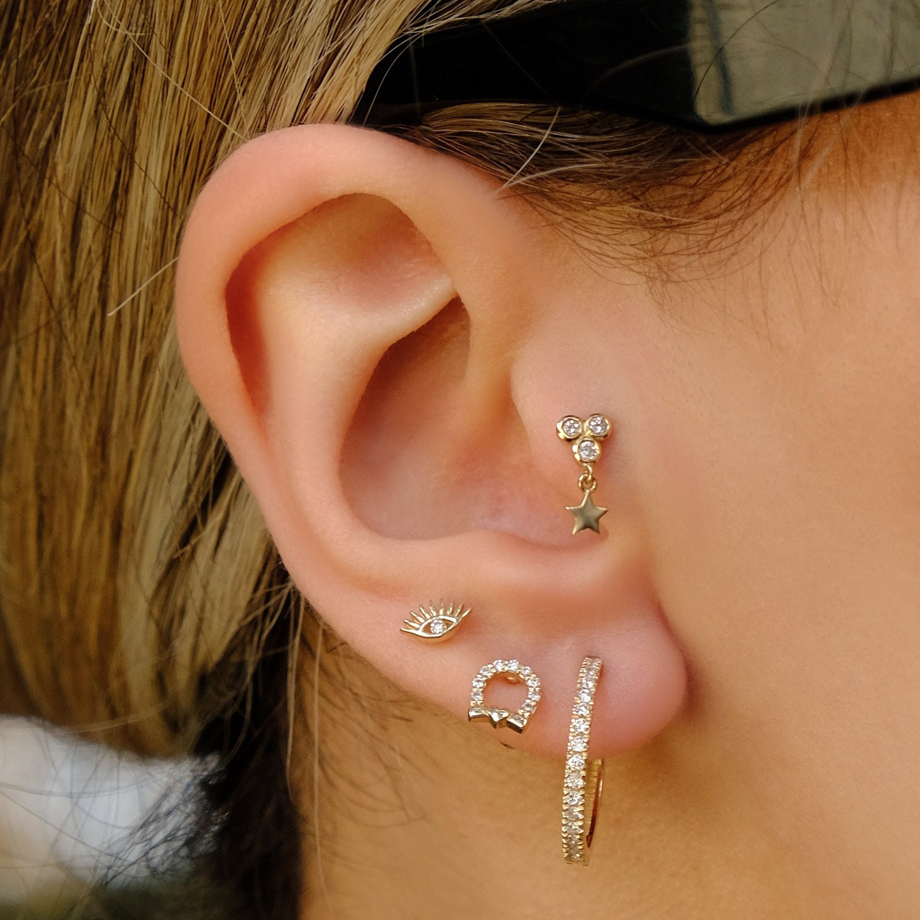 Tragus Piercing Tragus Jewelry Conch Piercing Monogram -  Norway