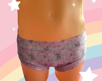 Majtki bawełniane z wzorem motyli, bielizna uciskowa Gaff