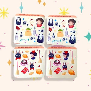 Kawaii Hexe, Geist Anime inspiriert Mini kawaii Cute Planner Stickers Stationary