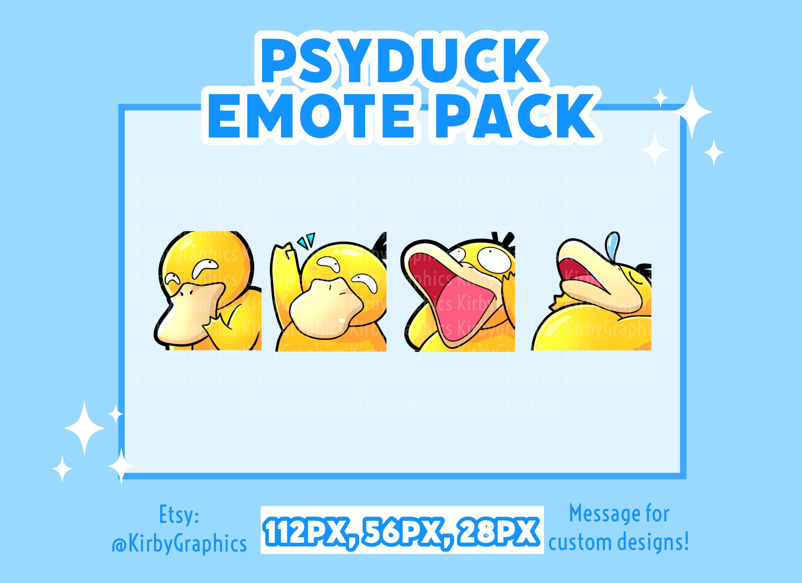 Poki Emotes PsyduckEvolution Duck Emotes Dab Emote 