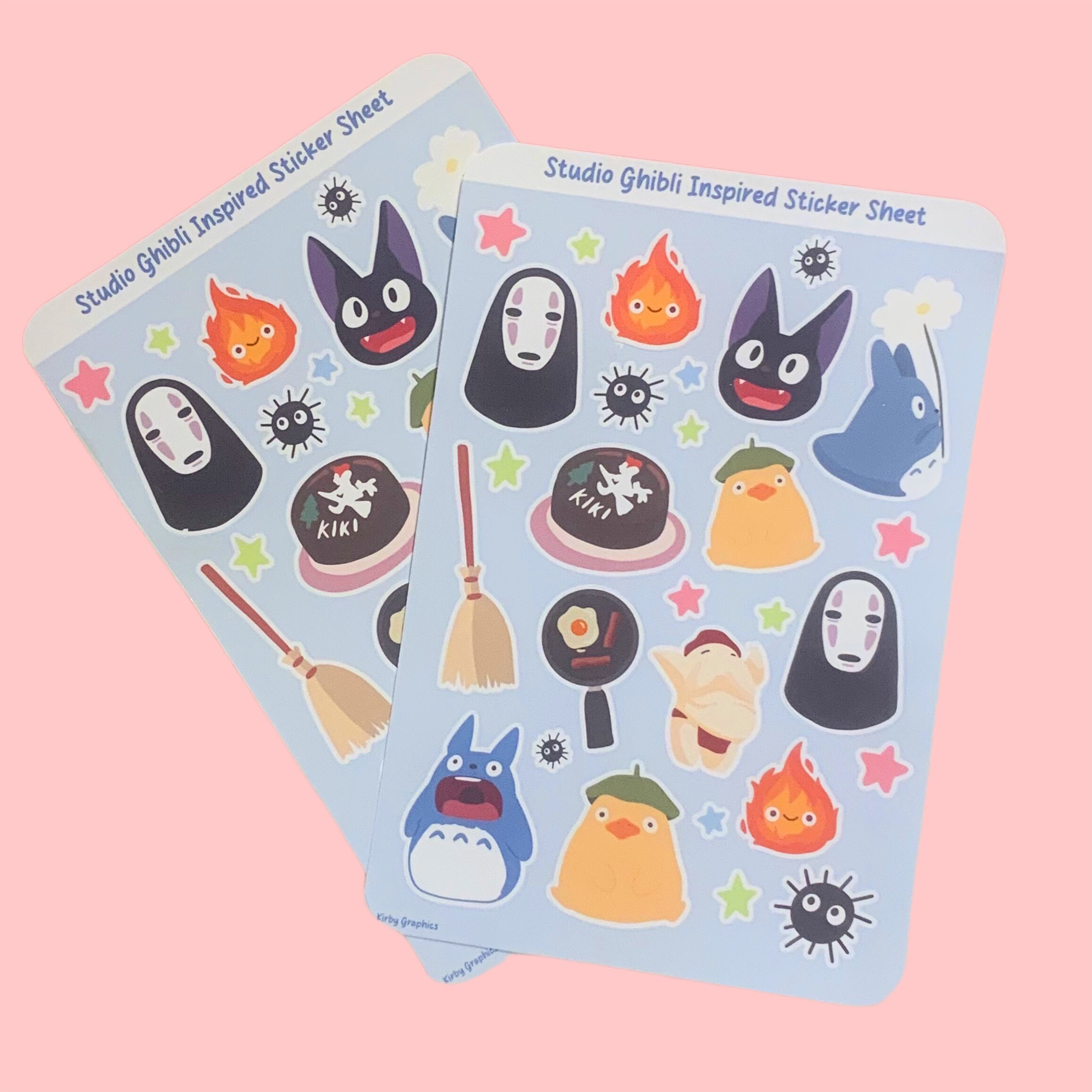 Studio Ghibli Inspired Mini Kawaii Cute Planner Stickers Stationary - Etsy