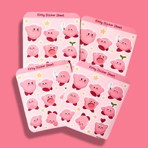Pinker Hauch Gaming Mini kawaii Cute Planner Stickers Stationary
