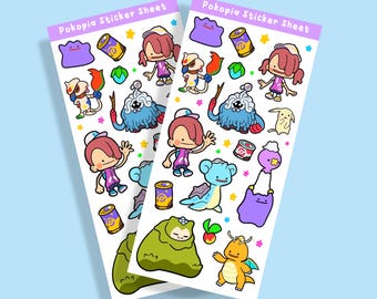 Poké Monster island Sticker Sheet
