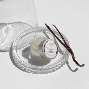 Organic Deodorant Cream, Tahara Vanilla Musk can be used as perfume, deodorant and intimate hygiene vegan cosmetics (3 x 5 ml.)