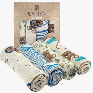 Gauze Diapers - Set of 4