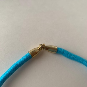 Chocker Carola Azul Turquesa