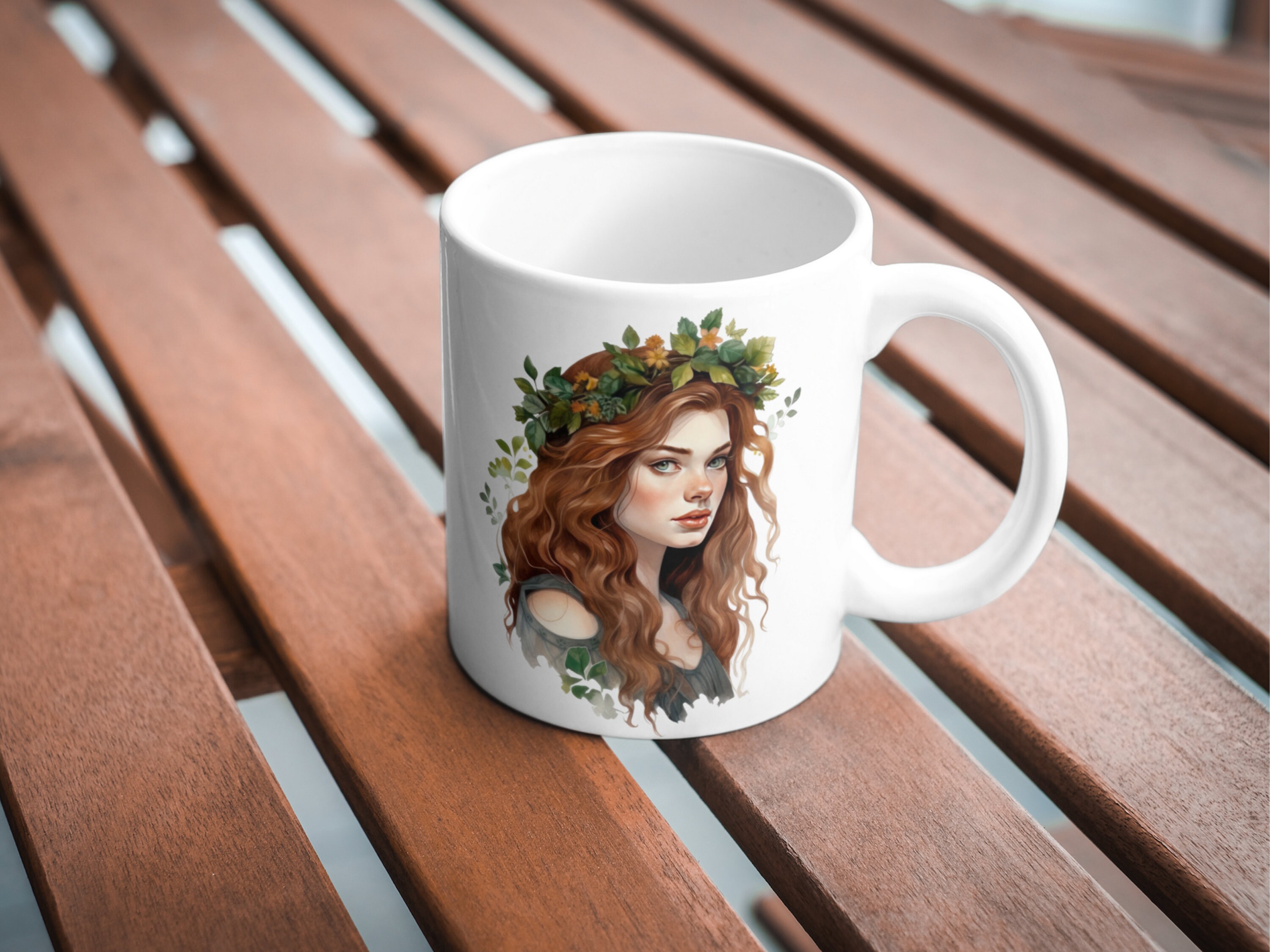 Irish Women Watercolor Clipart, Celtic Woman, Beautiful Irish Lady ...