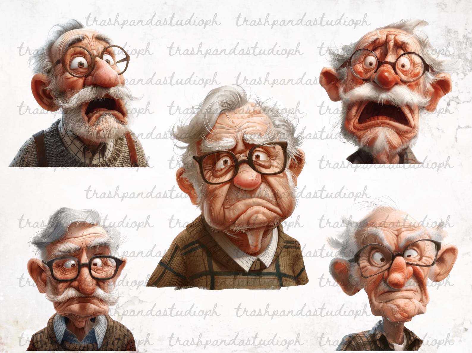 Grandpa Clipart Funny Graphics Collection for Funny Grandfather ...