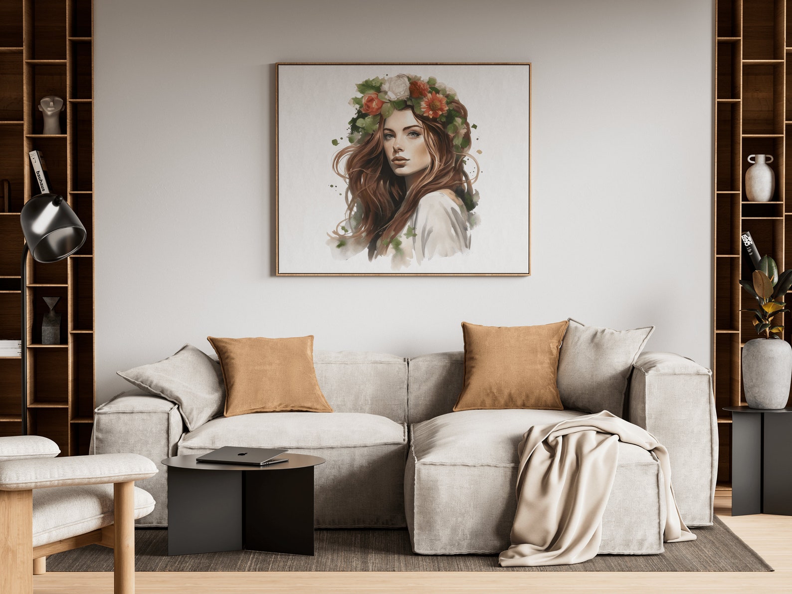Irish Women Watercolor Clipart, Celtic Woman, Beautiful Irish Lady ...