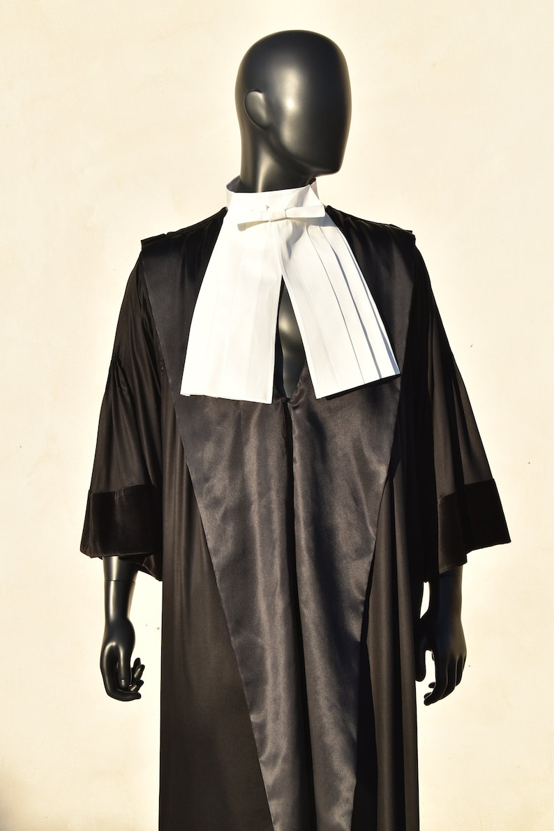 Lawyer Gown and Bib. Court Dress and Bib. Lawyer's Robes. Etsy