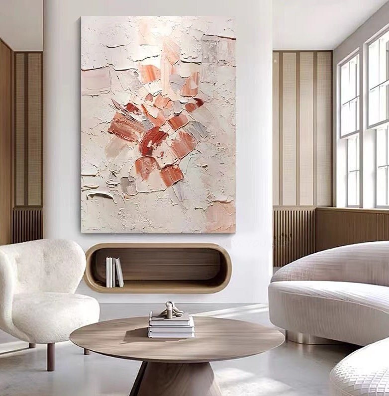 Thick Texture Painting on Canvas Abstract Modern Art Etsy