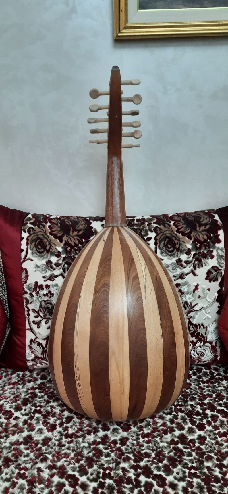 Large 11string Lute Oud Oud Instrument Moroccan Lute Oud Etsy