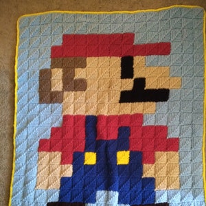 Gebreide Mario-gooideken