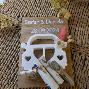 Hochzeitsgeschenk Geldgeschenk Hochzeit Geschenk Verheiratet Hochzeitsauto personalisiert