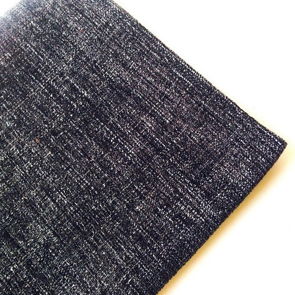 Tissu tweed ou assimilé gris anthracite 82 cm x 93 cm qualité premium de tapisserie en siège chute de tissu par The Sausage Crafts