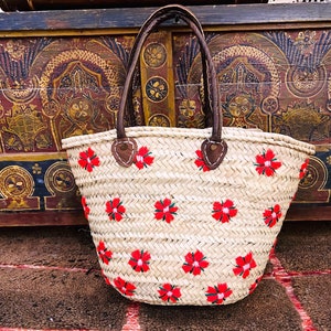 Raffia Bag, Raffia Basket, Natural Bag, Beach Bag, Handmade Bag, Morocco Bag, Moroccan Basket, Crossbody Bag, French Basket, Summer Bag