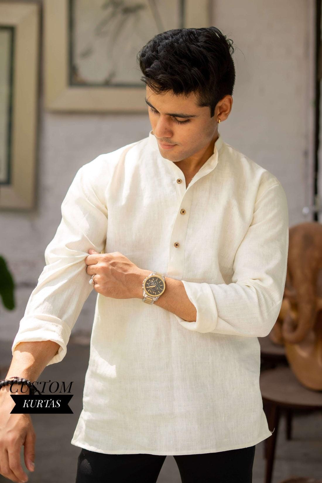 Linen Kurta Men