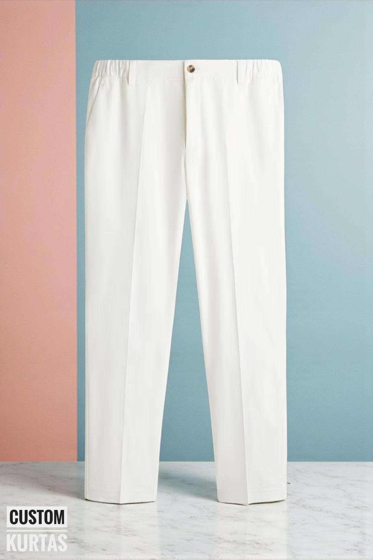 open lace back dress Pinstripe Linen Pleated Suit Pants