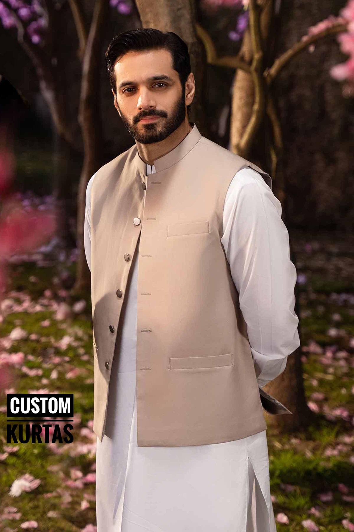 Mens Pakistani Waistcoat Suits